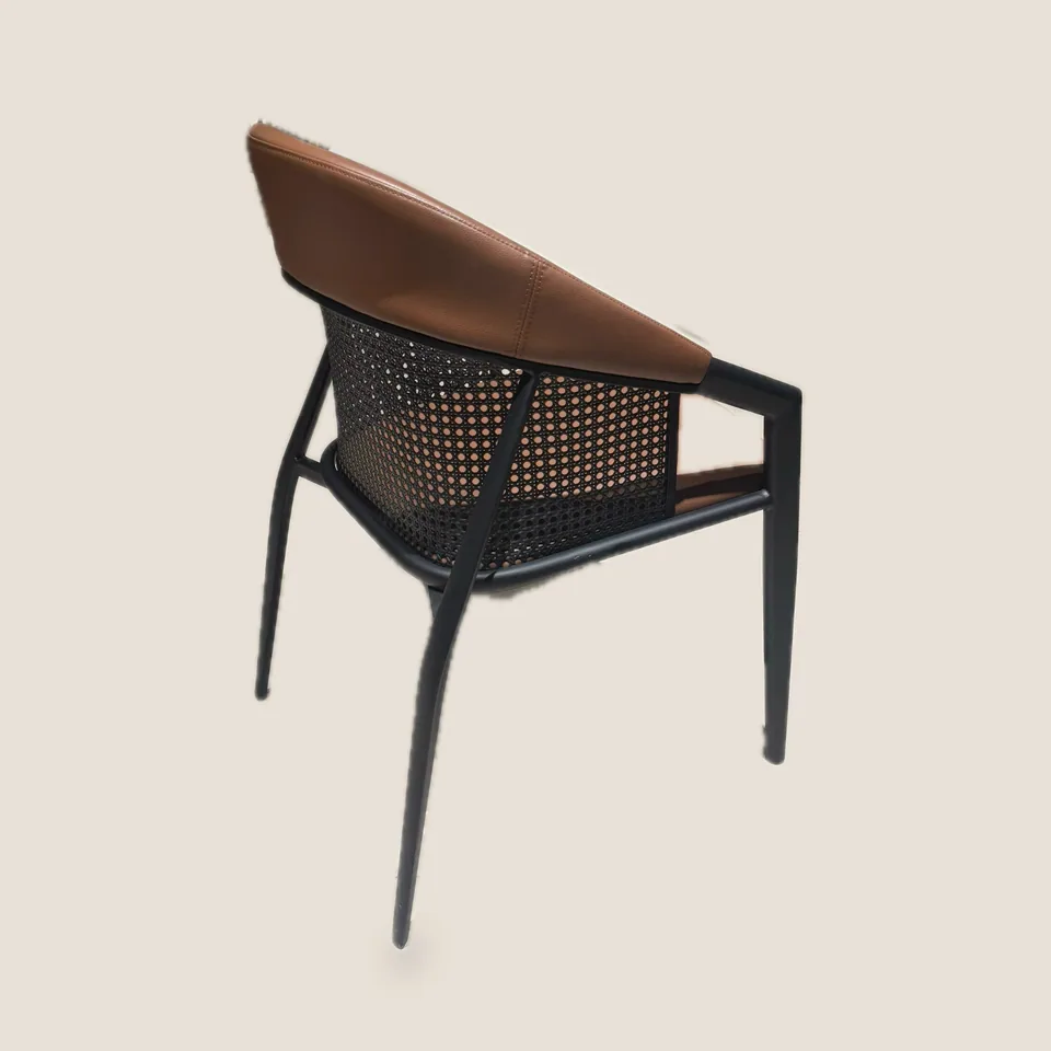 Lattice Cognac Tub Chair view 2