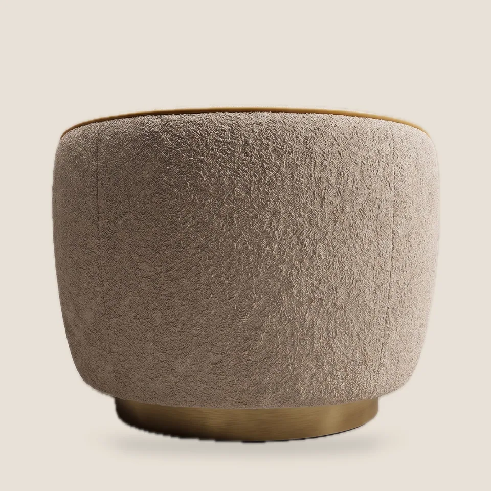 Sculpted Swivel Club Chair view 3